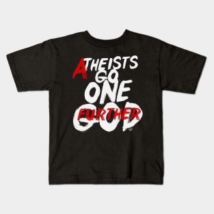 GO ONE GOD FURTHER by Tai's Tees Kids T-Shirt